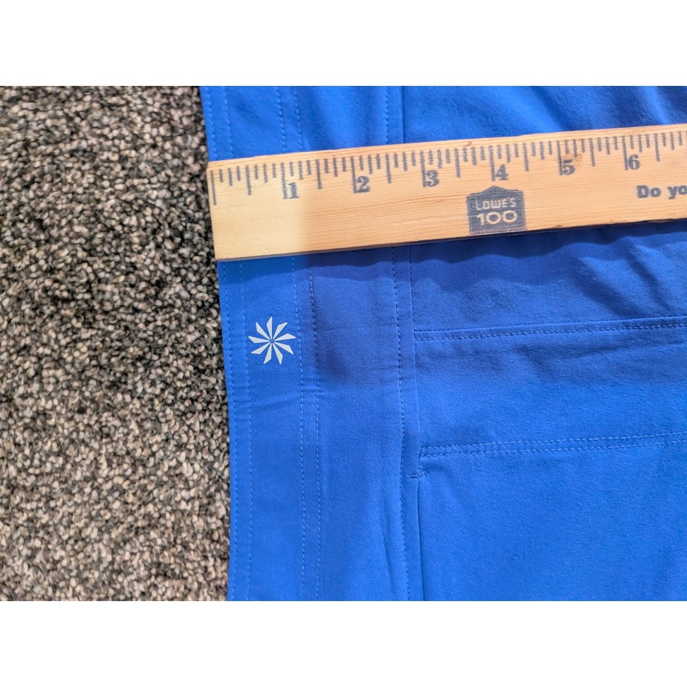 Athleta Blue Hiking Shorts Womens Size 10 Athletic Outdoor Activewear Casual - Picture 10 of 16